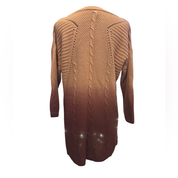 Torrid Ombré Purple Open Weave Sweater size 12 - Picture 5 of 6